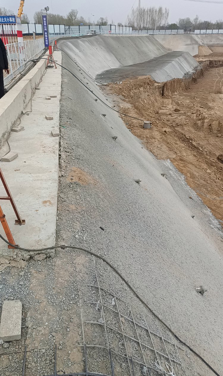 衡水深州挂网喷浆